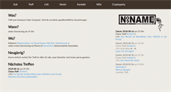 Desktop Screenshot of noname-ev.de